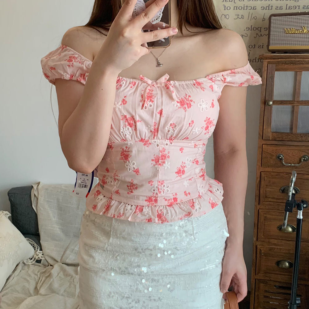 Secret Garden Milkmaid Top