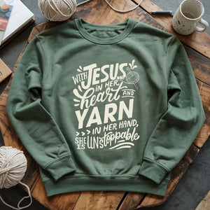 Jesus And Yarn Sweatshirt