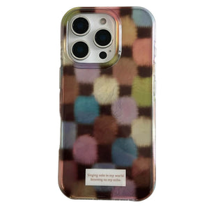 Grandma Aesthetic Patchwork iPhone Case