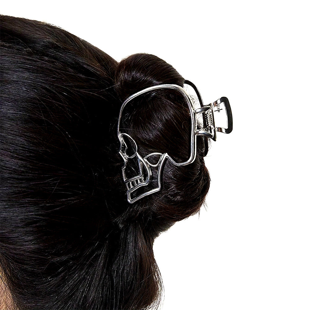 Grunge Style Skull Hair Claw