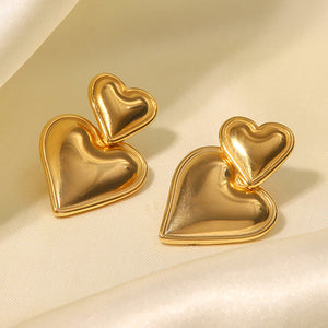 Heart Chunky Earrings