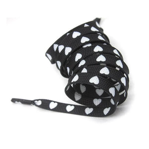 Hearts Print Shoe Laces