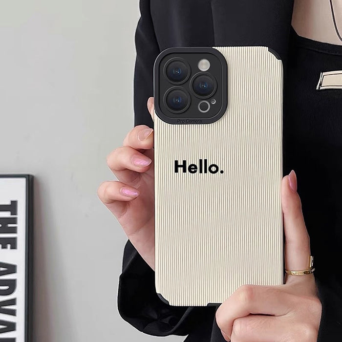 Hello Minimalist IPhone Case