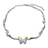 Holographic Butterfly Metal Necklace