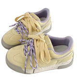Lemon Cream & Lavender Sneakers