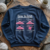 How To Knit Sweatshirt