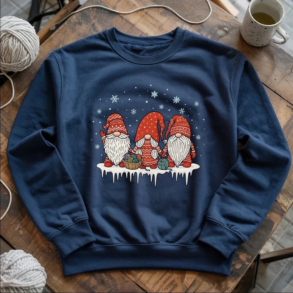 Three Knitty Gnomes Sweatshirt