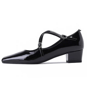 Old Money Cross Strap Mary Janes