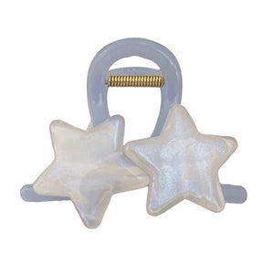 Pastel Star Double Hair Claw