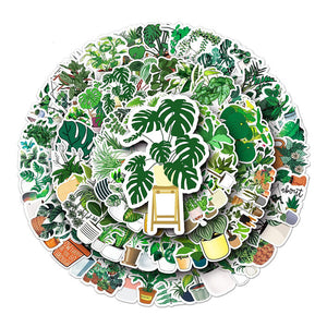 Plant Mom Aesthetic 50 pcs Sticker Pack