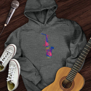 Cartoon Sax Hoodie