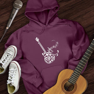 Floral Guitar Hoodie