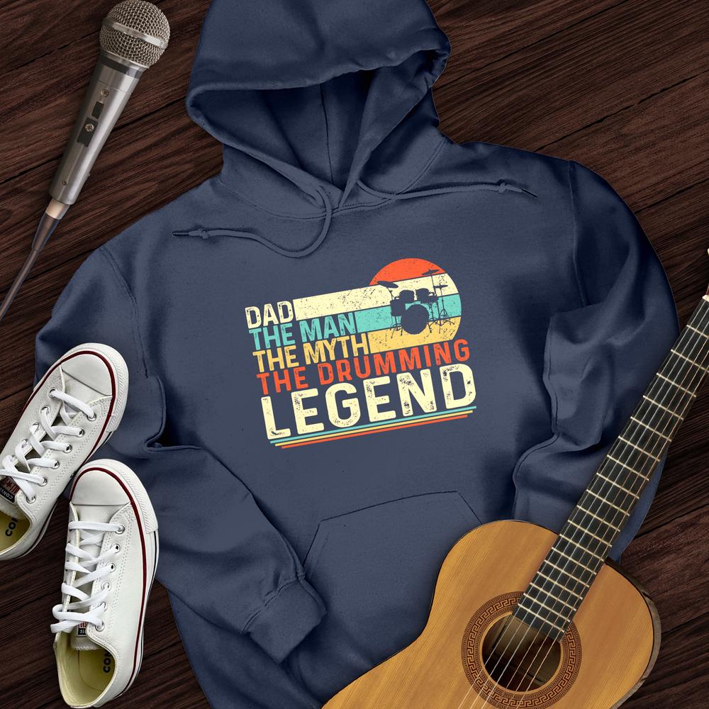 Drummer Legend Dad  Hoodie
