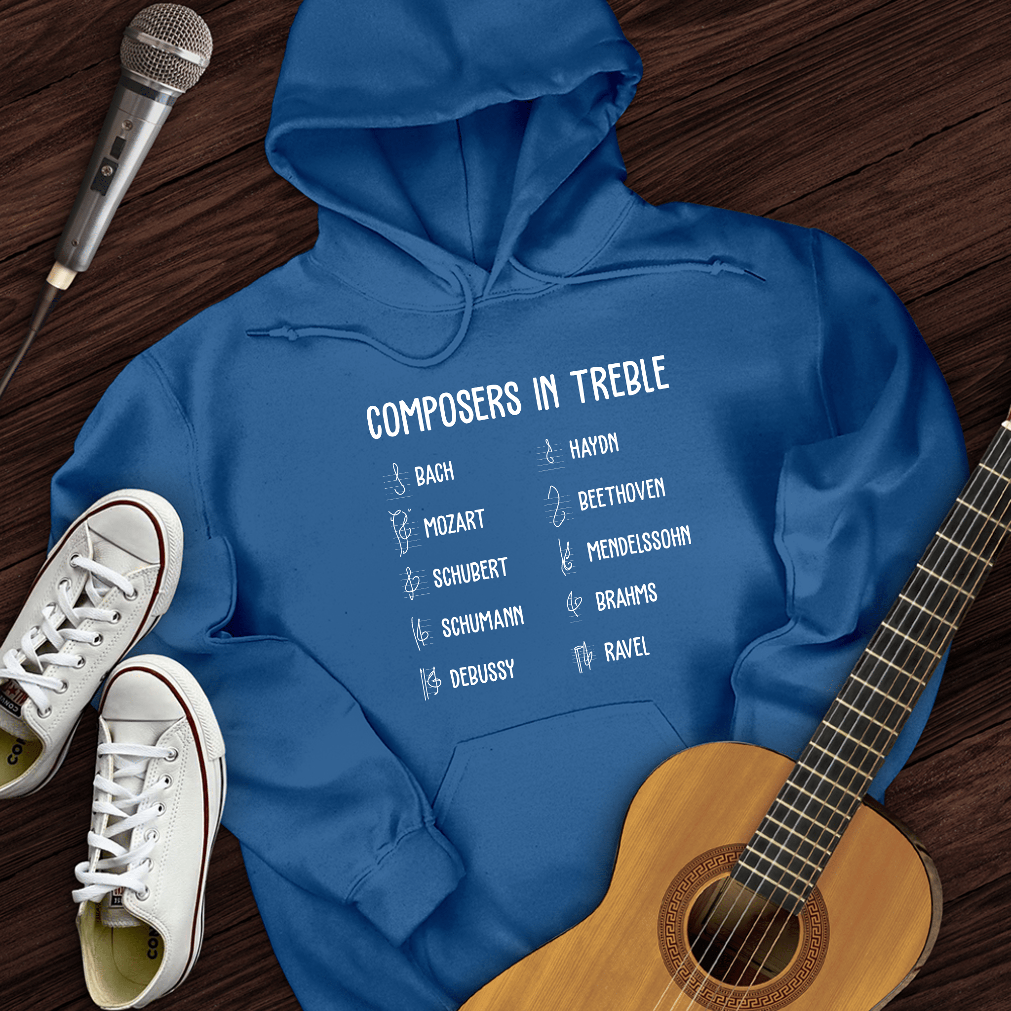 Composers In Treble Hoodie