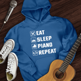 Eat, Sleep, Piano, Repeat Hoodie