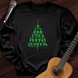 Guitar Christmas Tree Crewneck