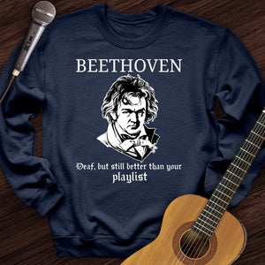Beethoven Deaf Crewneck