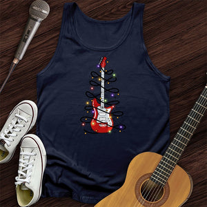 Guitar Christmas Lights Tank Top