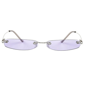 Y2K Rectangle Skinny Sunglasses