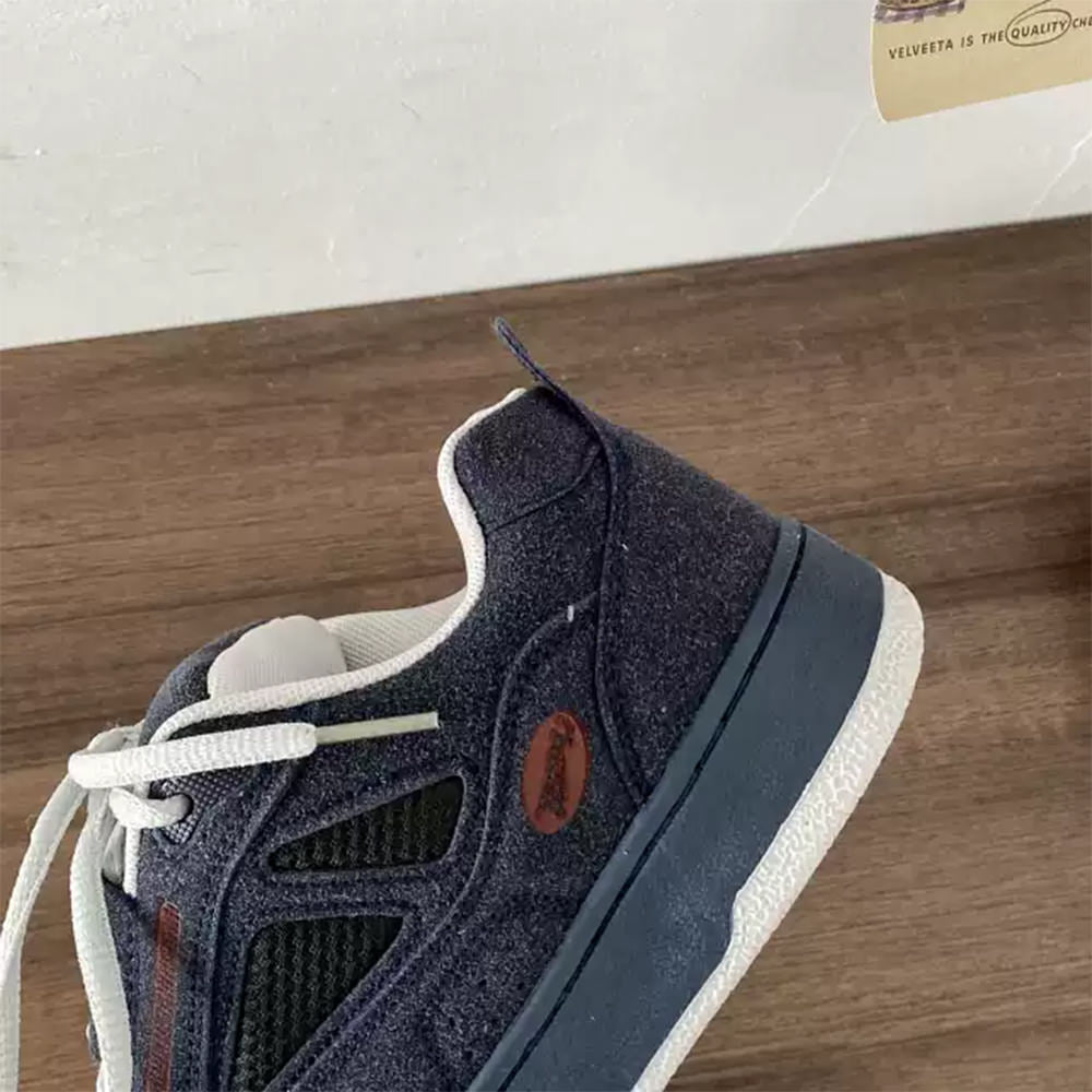 Skater Girl Sneakers in Navy