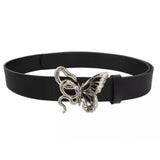 Snake and Butterfly Buckle Belt
