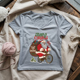 Ho Ho Hooked Lady V-neck