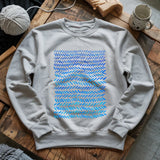 Watercolor knitting pattern Sweatshirt