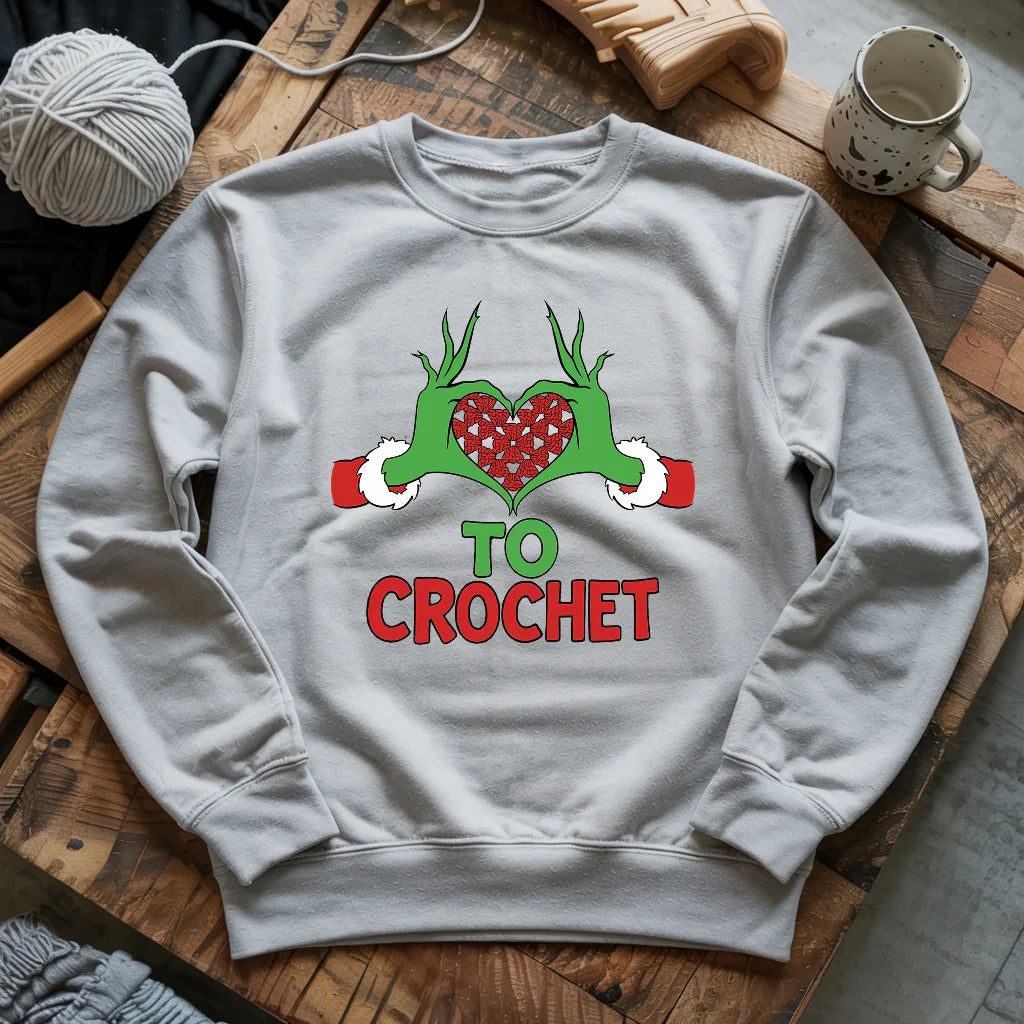 Yarnville Heart Sweatshirt