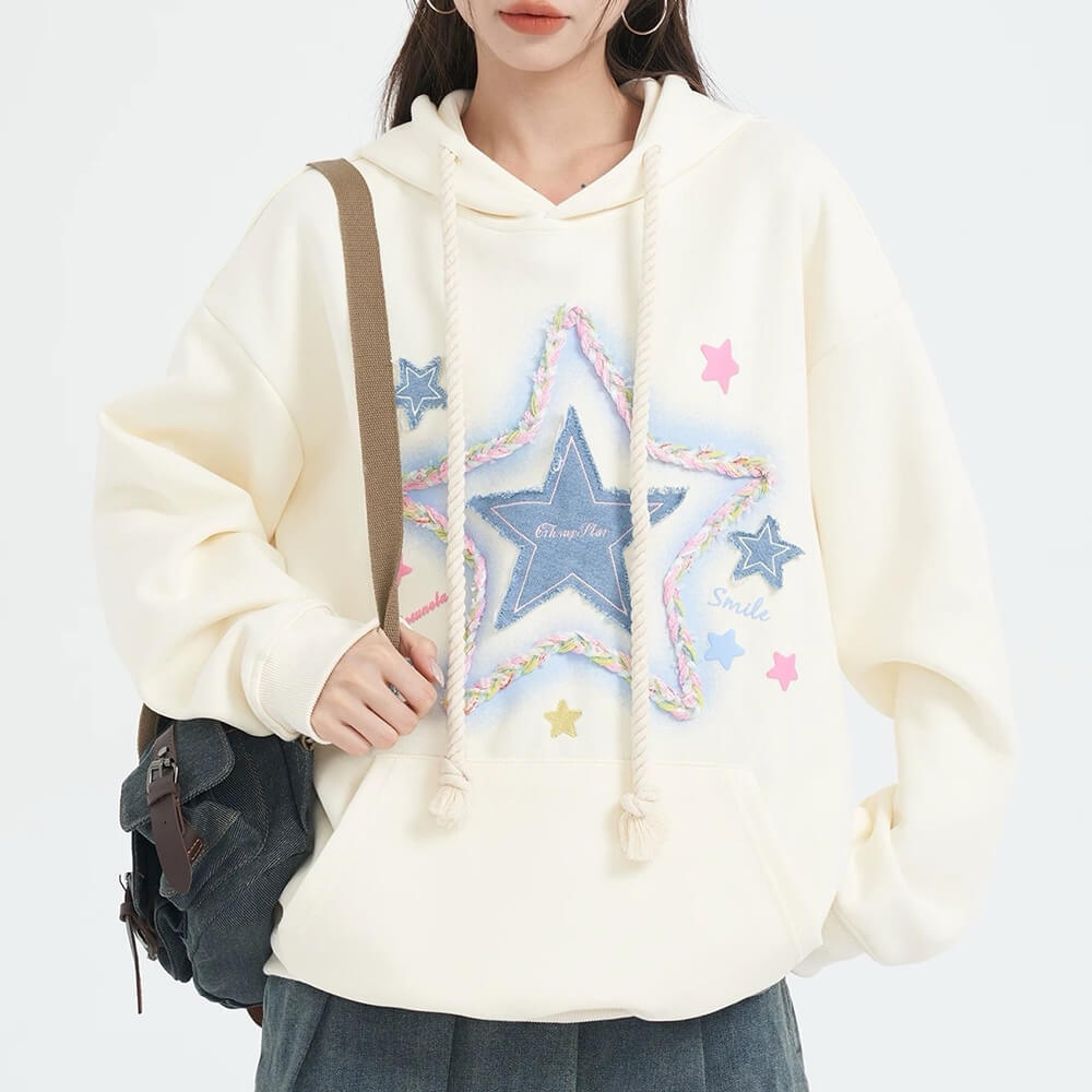 Star Patch Hoodie