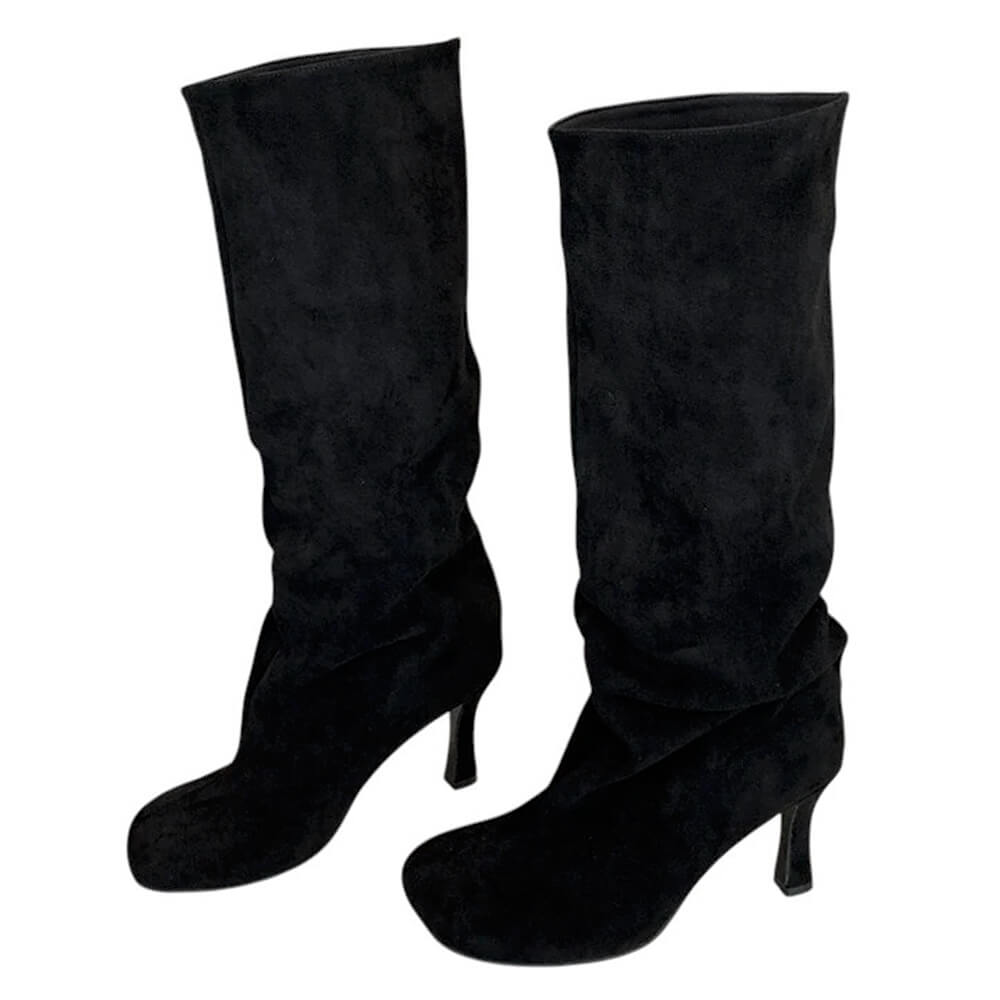Fall Feels Cozy Slouch Knee-High Boots