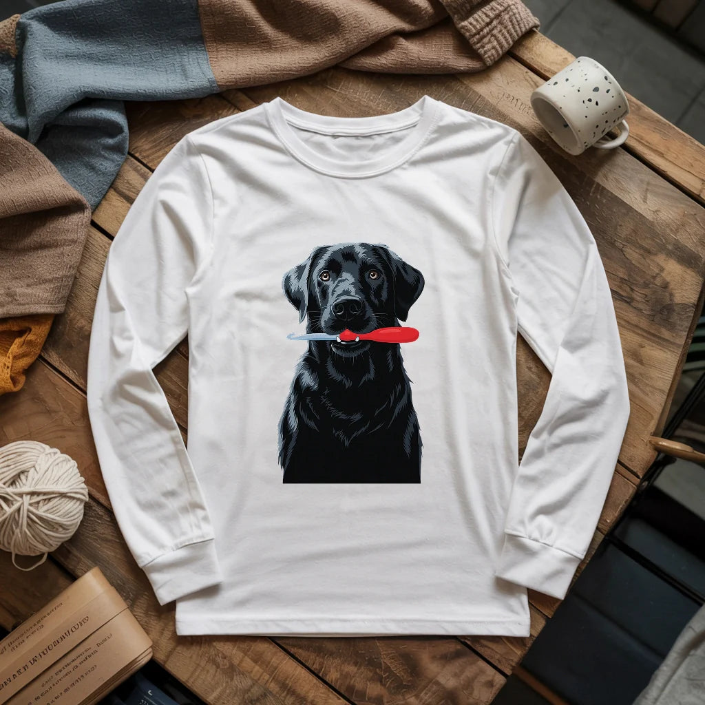Hooked Pup Long Sleeve T-shirt