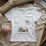 Lay Flat Lady V-neck
