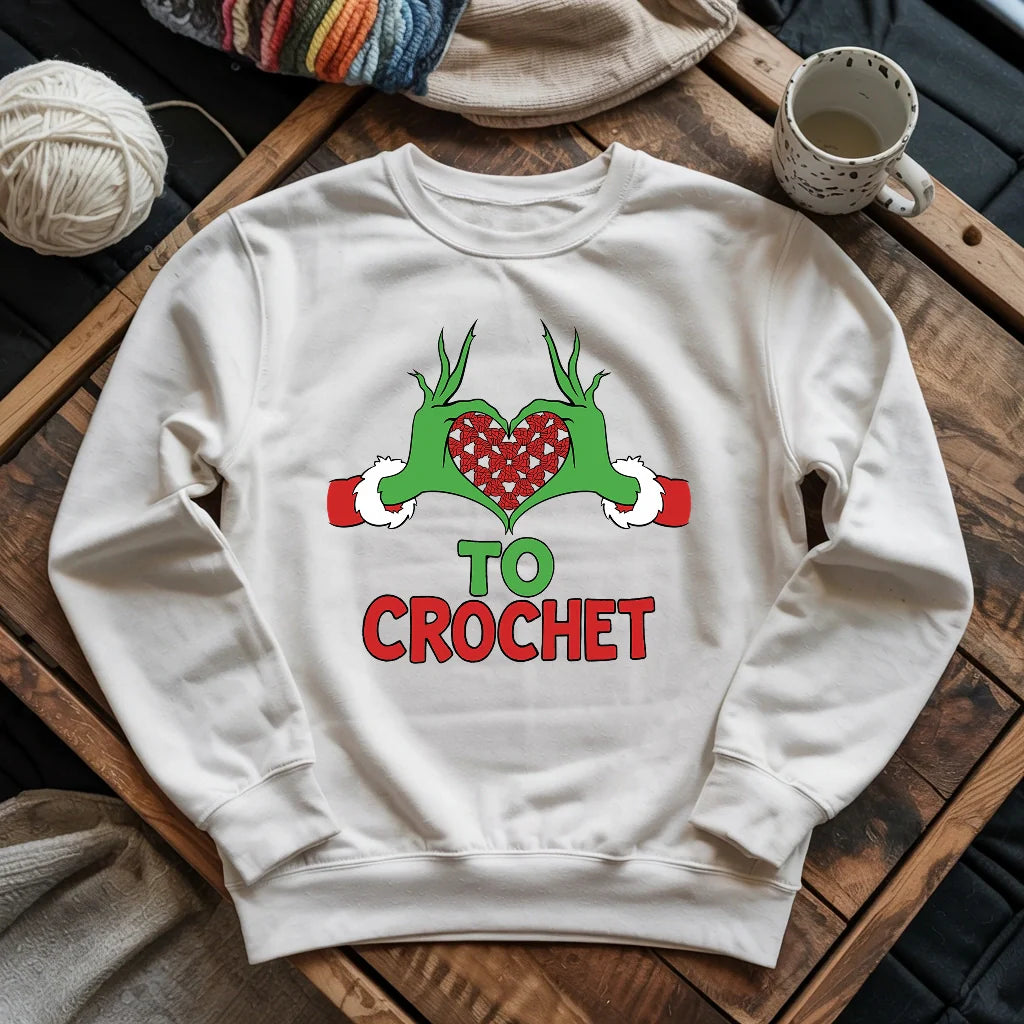 Yarnville Heart Sweatshirt