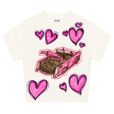 Y2K Car Print Crop Top