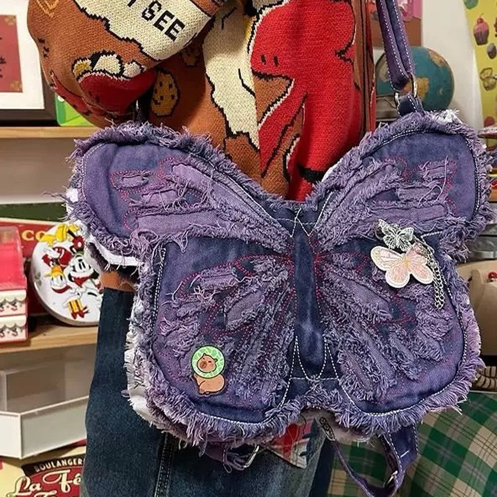 Y2K Butterfly Shoulder Bag