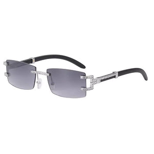 Y2K Square Frameless Sunglasses