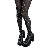 Y2K Star Pattern Tights